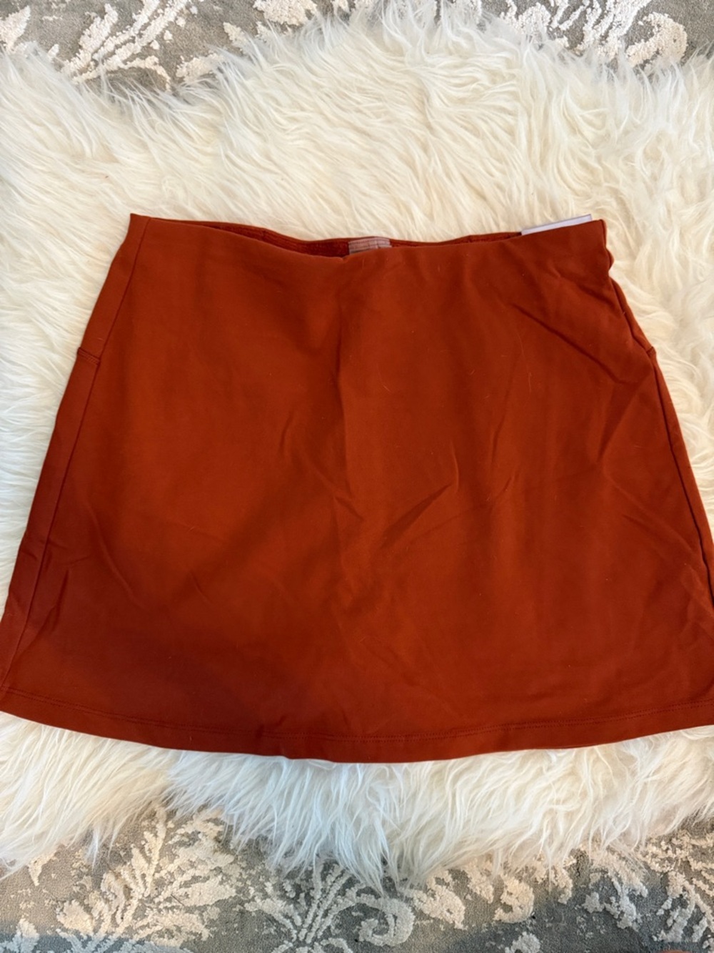 CALIA by Carrie Underwood Rust Mini Skirt